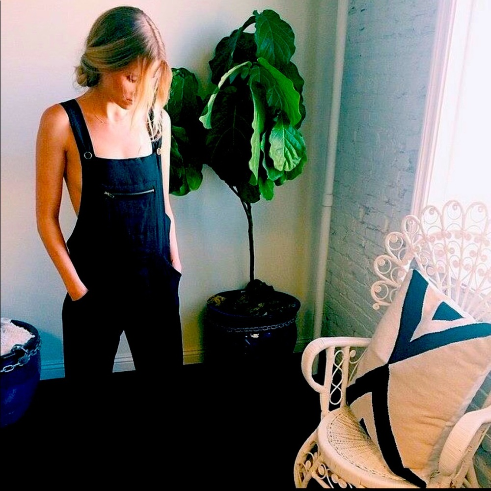 Black stone cold fox overalls